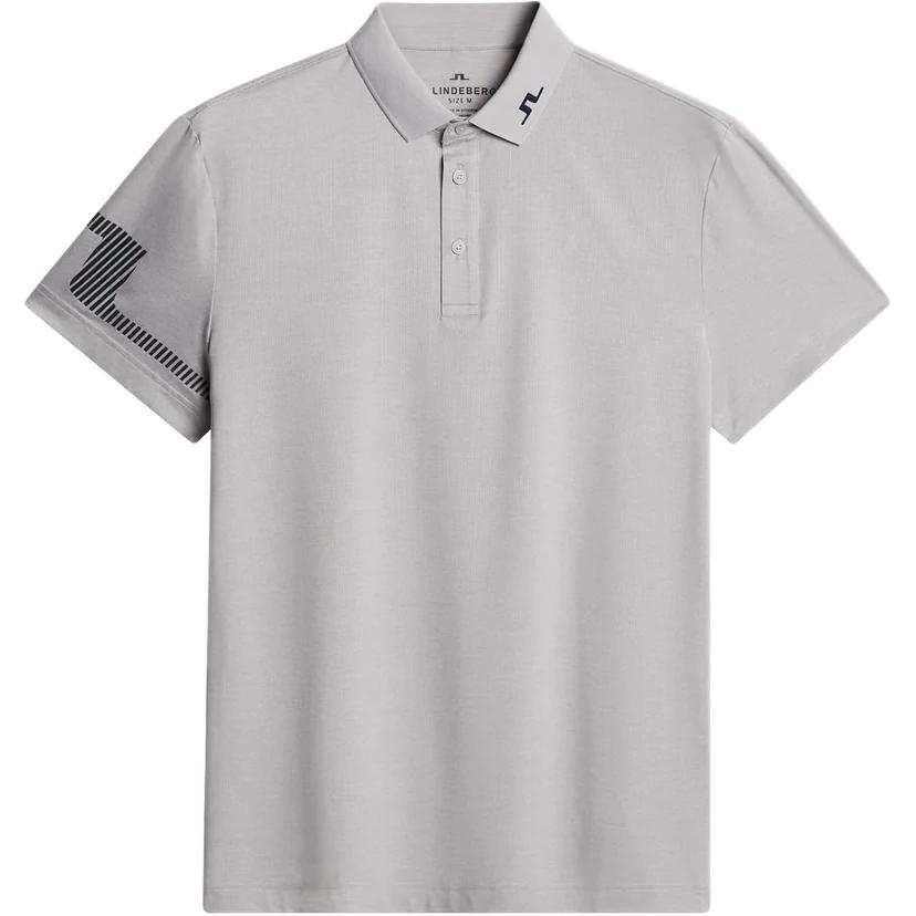 J.Lindeberg Polo Shirt Men's Light Gray