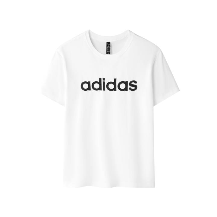 Adidas Adidas T Shirts Unisex White Crew Neck Moderate Straight Fit