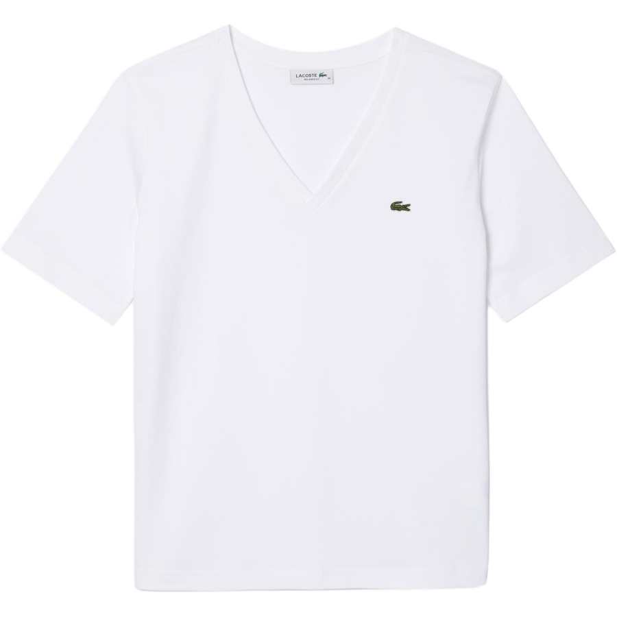 LACOSTE LACOSTE Logo-patch V-neck T-shirt