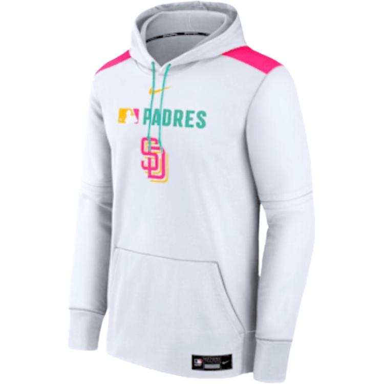 Nike Nike San Diego Padres Authentic Collection City Connect Men's Nike Therma Mlb Pullover Hoodie