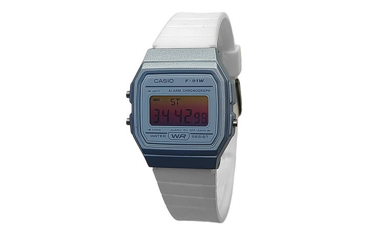 CASIO CASIO Custom Collection Quartz Movement Resin Strap Watch Men's Watches Blue Dial