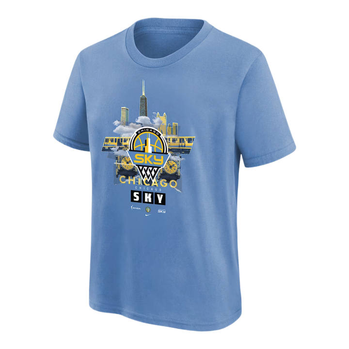Nike Nike WNBA T Shirt SS25 Blue Teenagers