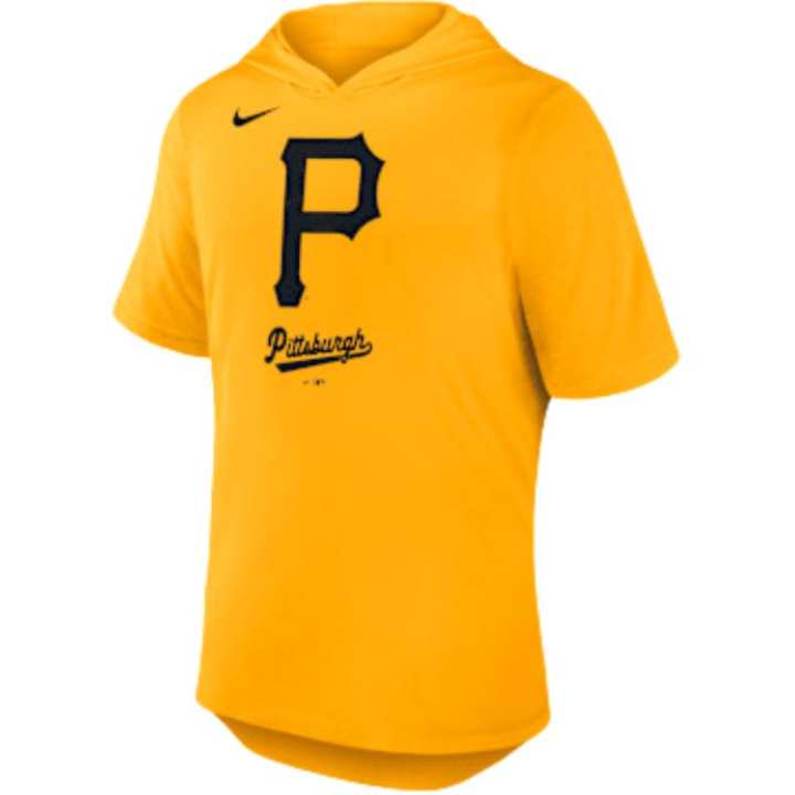 Nike Nike Pittsburgh Pirates Logo Men's Nike Dri-FIT Mlb Hooded T-Shirt
