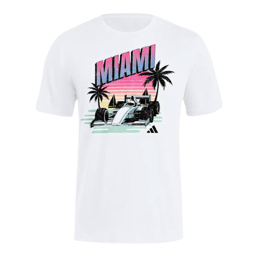 Adidas Adidas Free Shipping With AdiClub Miami Motorsport Scenic Drive Tee