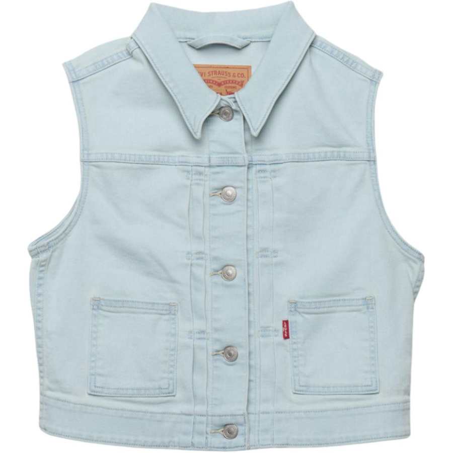Levis Tank Tops Women's Cerulean Lapel Moderate Other