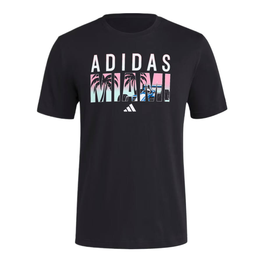 Adidas Adidas Free Shipping With AdiClub Miami Motorsport Vibes Graphic Tee