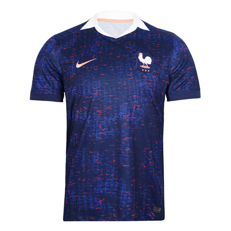 Nike Nike France National Team Soccer Jersey Fan Edition Men's Navy Blue