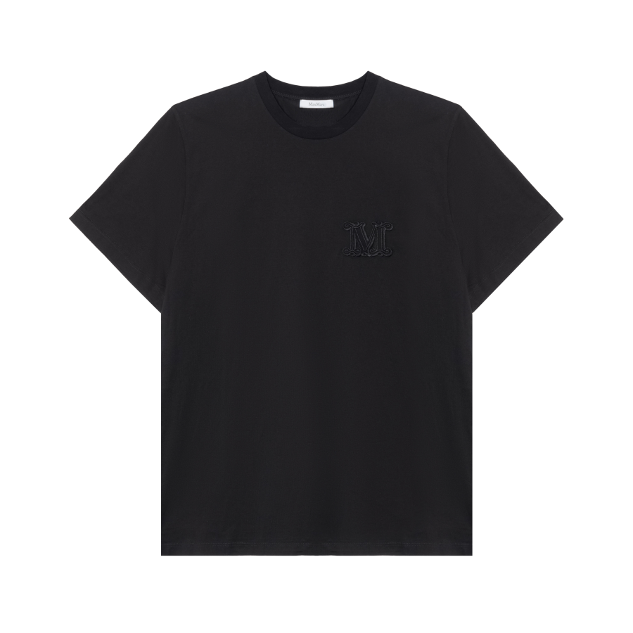 MaxMara Max Mara Mango Logo Embroidered Crewneck Top