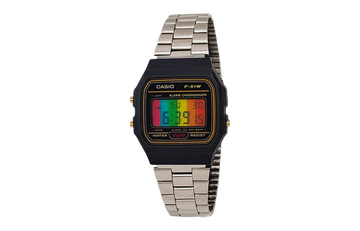 CASIO CASIO Custom Collection Quartz Movement Stainless Steel Strap Watch Men's Watches Black Dial