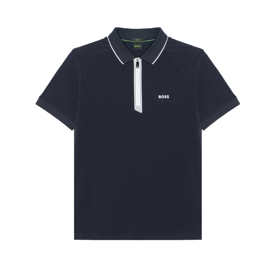 HUGO BOSS Polo Shirt Men's Marine Blue