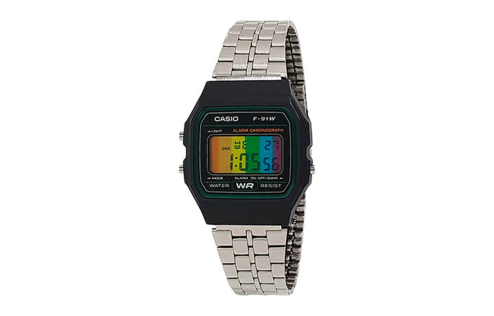 CASIO CASIO Custom Collection Quartz Movement Stainless Steel Strap Watch Men's Watches Black Dial