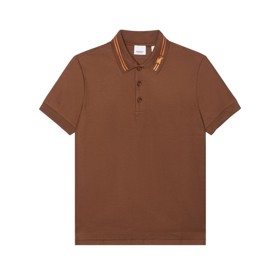 Burberry Monogram Embroidered Polo Shirt