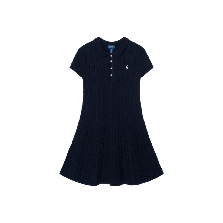 Polo Ralph Lauren Dress SS24 Dark Blue Kids'