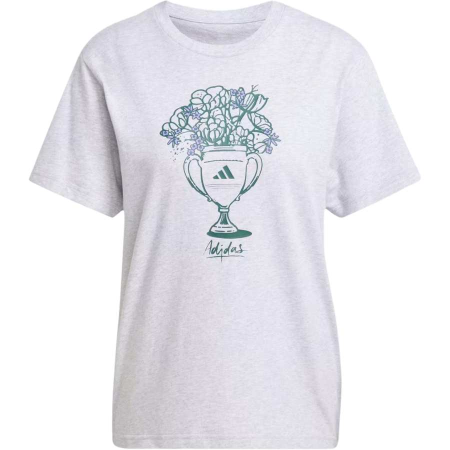 Adidas Adidas Sportswear SS25 T Shirt Women's Light Gray Mixed Color