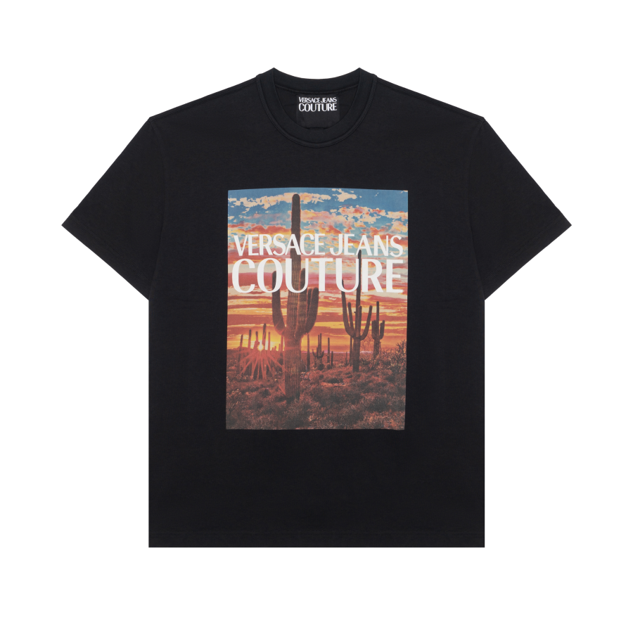 VERSACE JEANS COUTURE SS22 T Shirt Men's Black