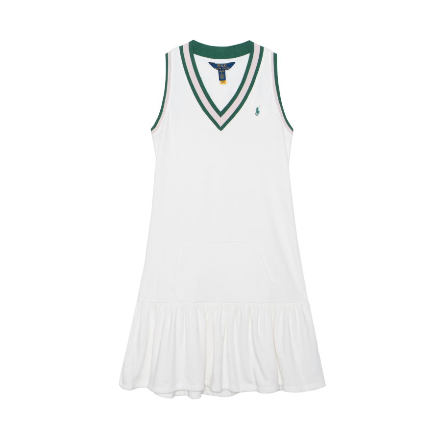 Polo Ralph Lauren Dress Optical White Kids'