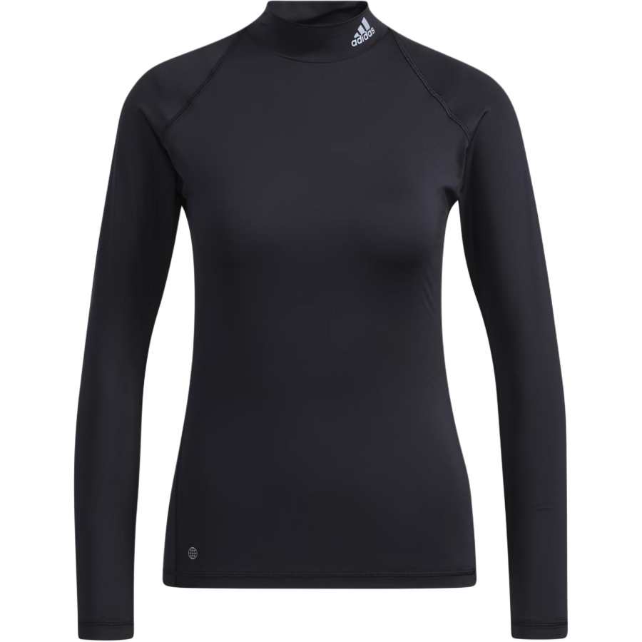 Adidas Adidas Clothing T Shirts Women's Black Turtleneck