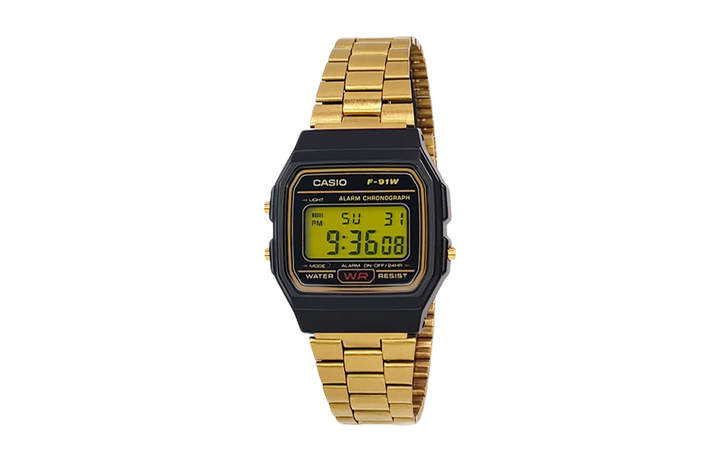 CASIO CASIO Custom Collection Quartz Movement Stainless Steel Strap Watch Men's Watches Black Dial