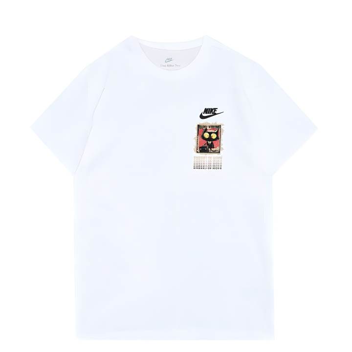 Nike Nike T Shirts Unisex White Crew Neck Moderate Straight Fit