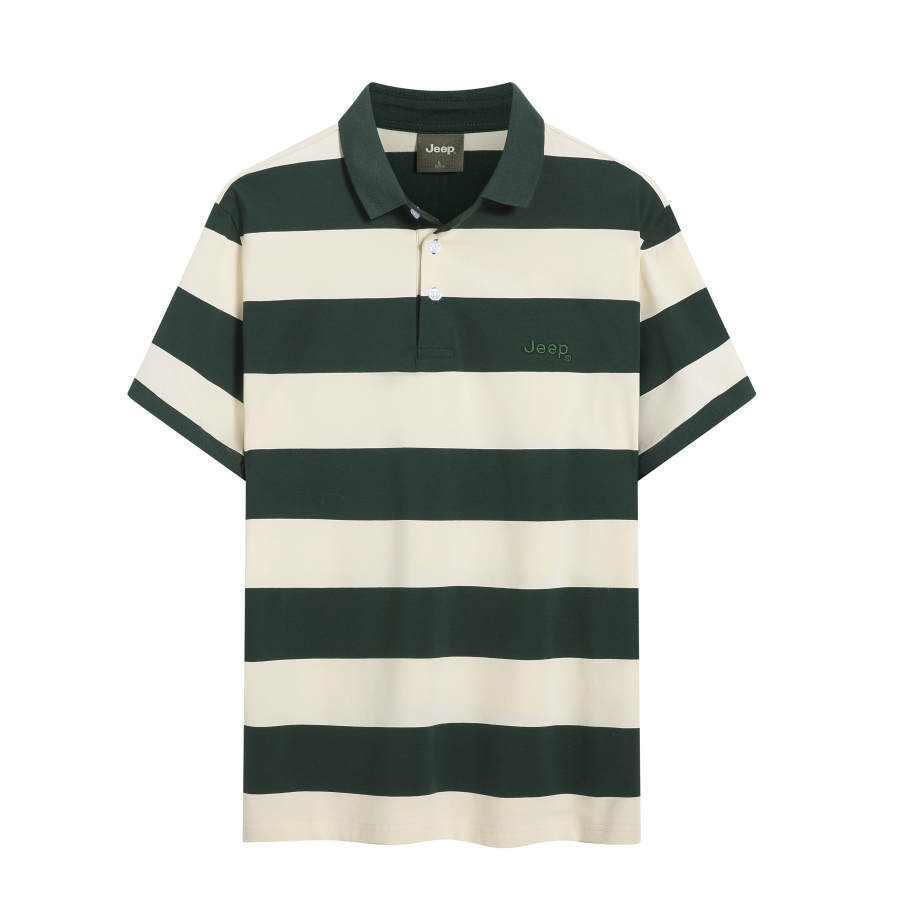 Jeep Polo Shirts Unisex Polo Collar Thin Straight Fit