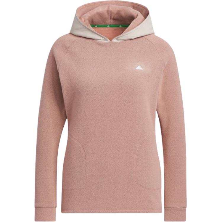 Adidas Adidas Clothing Sweatshirts Women's Pink Hooded Non Detachable Moderate