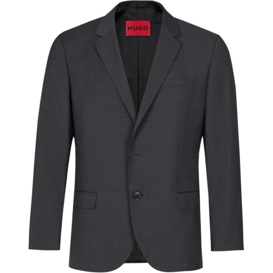 HUGO BOSS Business Suit Men's Black Gray