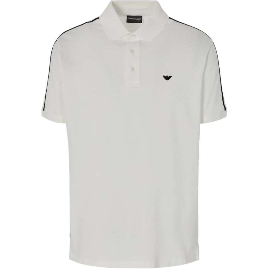 EMPORIO ARMANI 【Best of: PromotionsPrevious Season】logo-embroidered cotton polo shirt