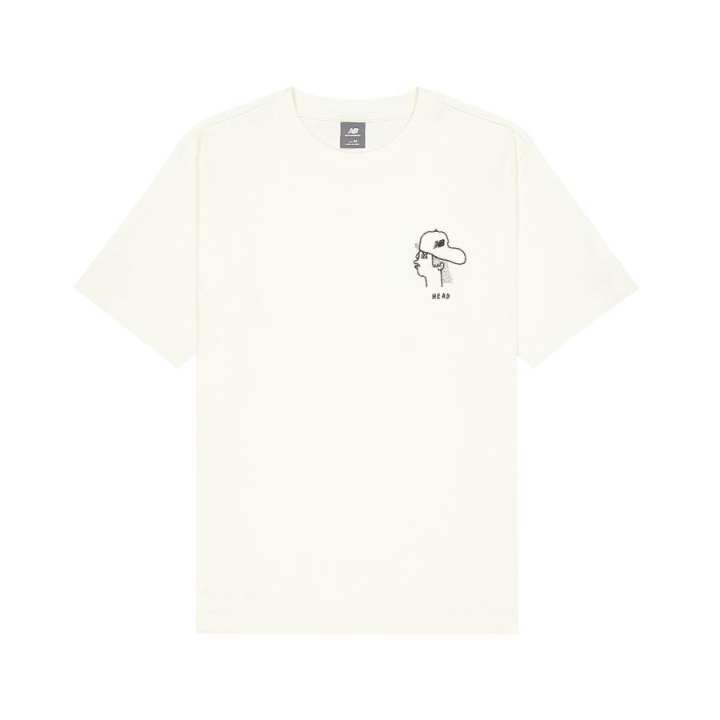 New Balance New Balance NB Grey T Shirt Men's White