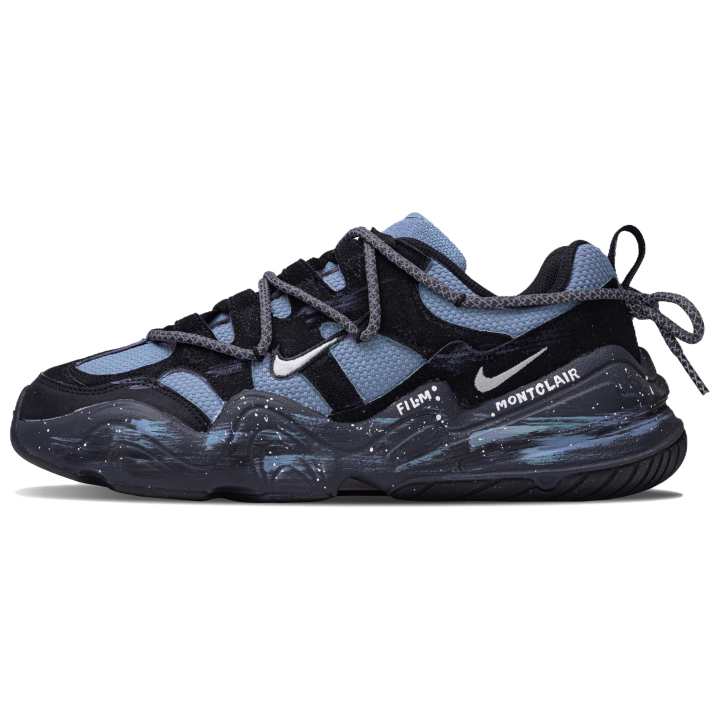 Nike Nike Tech Hera Low top Casual Shoes Unisex Black Blue