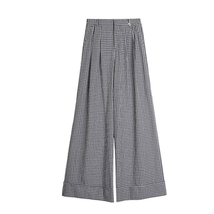 ELLE Casual Pants Women's Black Moderate Straight Fit Pants