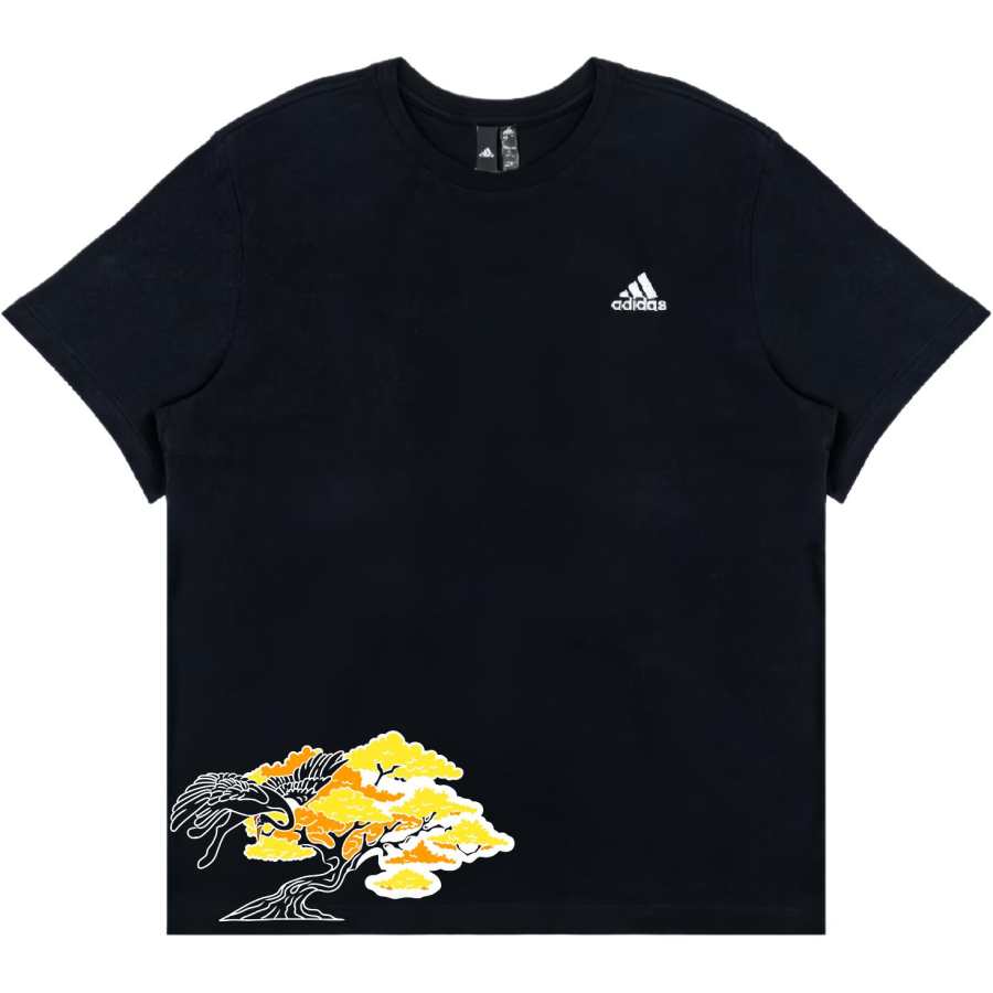 Adidas Adidas T Shirts Unisex Black Crew Neck Moderate Straight Fit