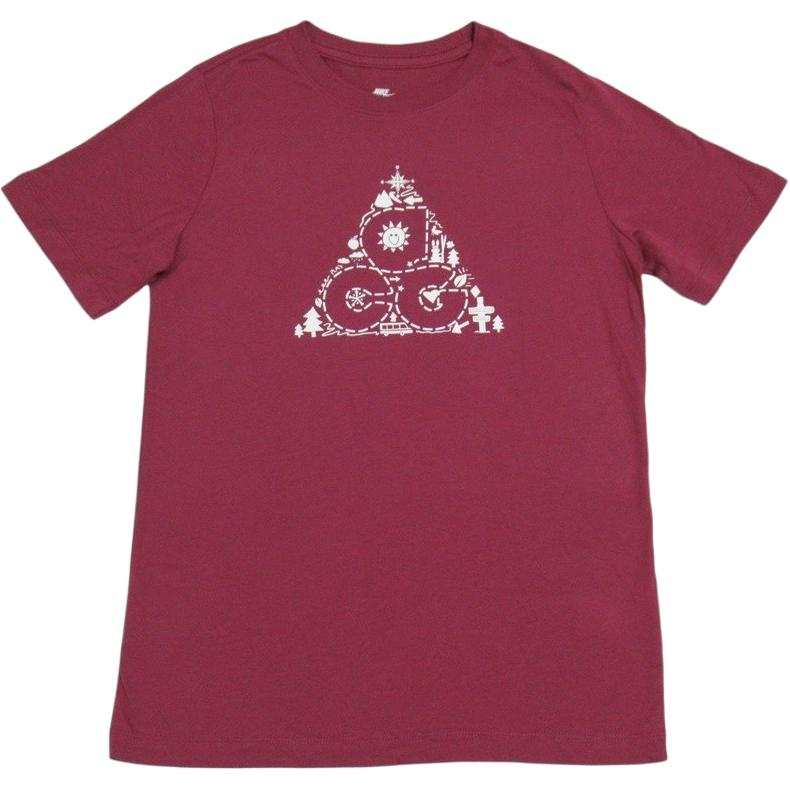 Nike Nike T Shirt Burgundy Red Purple Teenagers