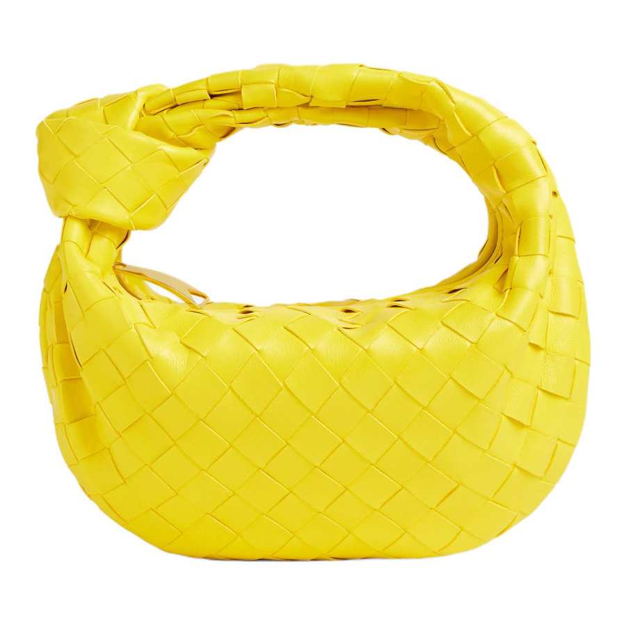 Bottega Veneta Jodie Sheepskin Handbag Mini Women's Sulfur