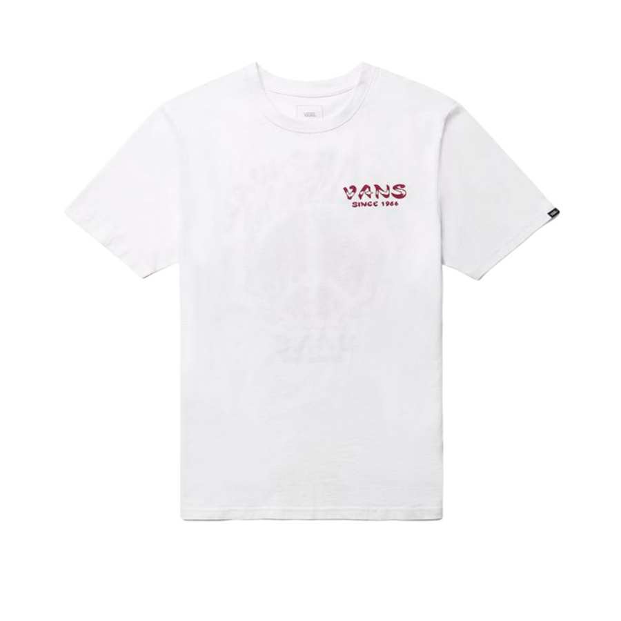 Vans 1966 T Shirts Unisex White Crew Neck Moderate Straight Fit