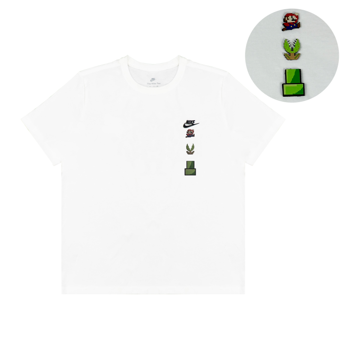 Nike Nike T Shirts Unisex White Crew Neck Moderate Straight Fit