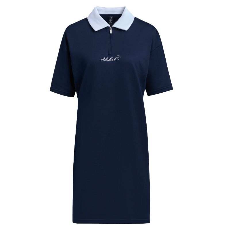 Adidas Adidas SS25 Short Sleeved Dress Women's Navy Blue