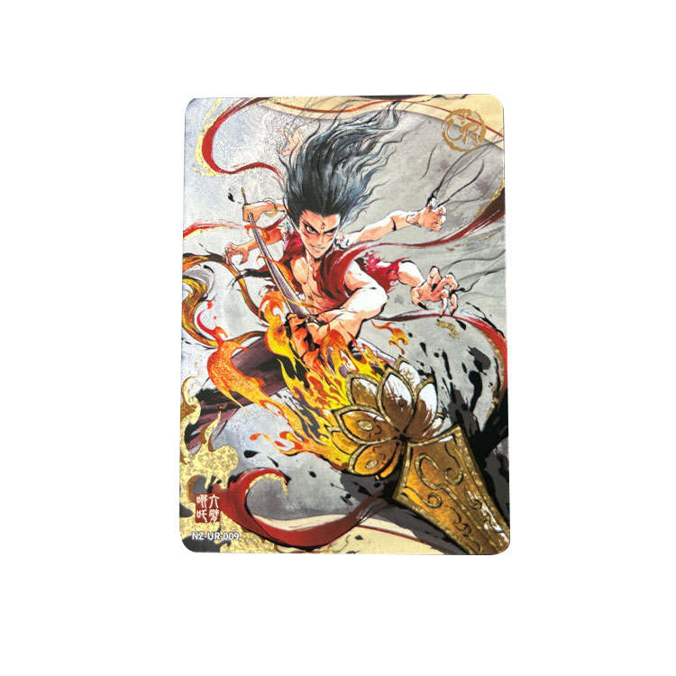 KAYOU The Magic Child Stirs The Sea Movie Collectible Card, Dou Tian Bao Series 2 UR Single Card, Six Armed Ne Zha