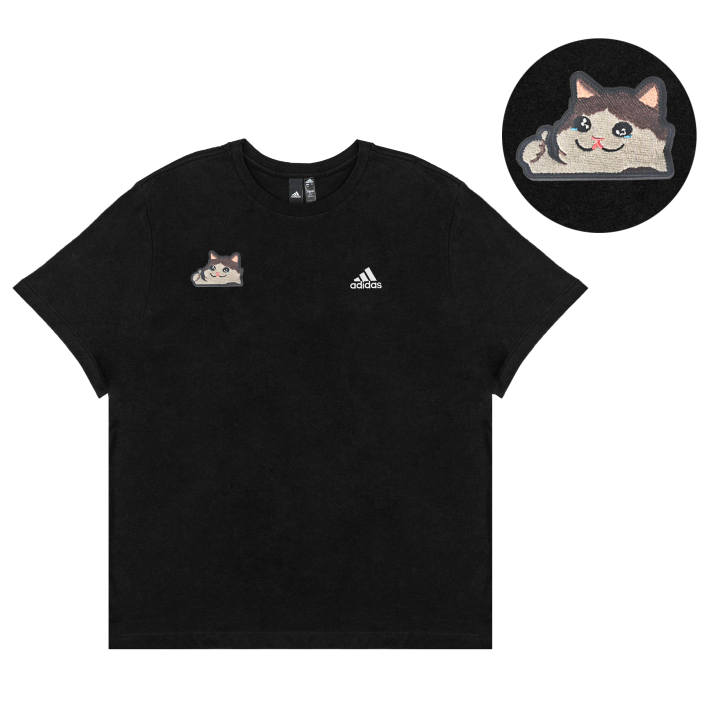 Adidas Adidas T Shirts Unisex Black Crew Neck Moderate Straight Fit