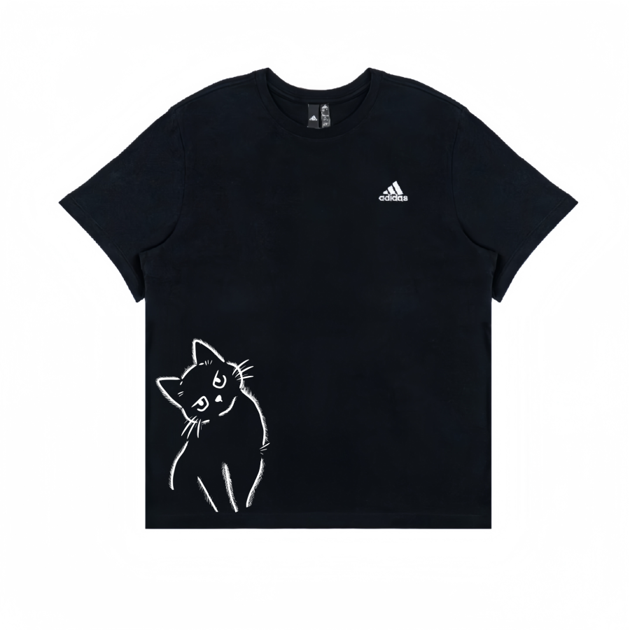 Adidas Adidas T Shirts Unisex Black Crew Neck Heavyweight
