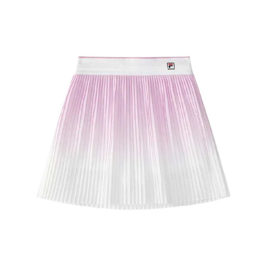 FILA KIDS SS25 Solid Color Moderate Skirt Summer Kids' Pink