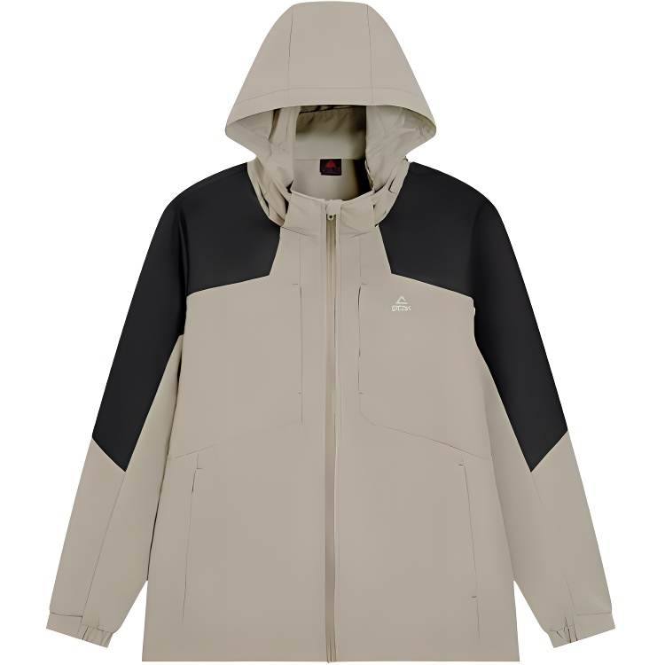 PEAK PEAK Trench Coat Men's Gray Olive