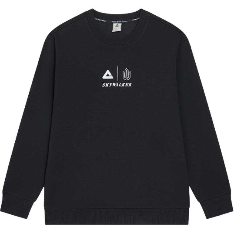 PEAK PEAK Sweatshirts Men's Black Crew Neck Moderate Regular