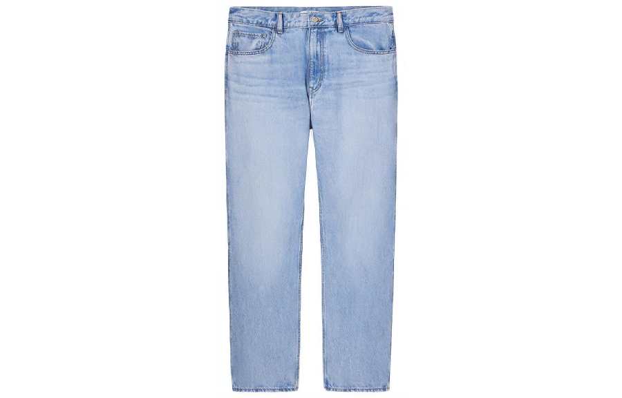 UNIQLO Jeans Men's Royal Blue Moderate Straight Fit Pants