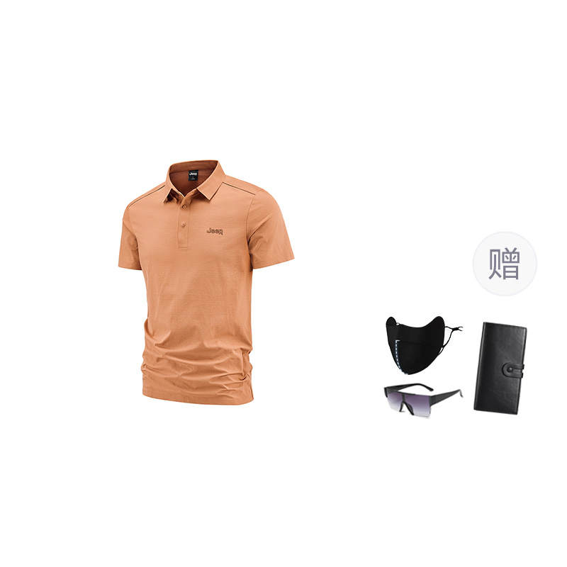 Jeep Polo Shirts Unisex Polo Collar Moderate Straight Fit