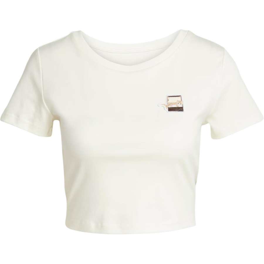 Adidas Adidas CROPPED SS25 T Shirt Women's Jade White