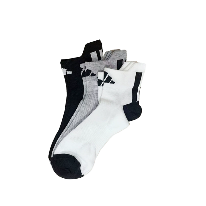 Adidas Adidas Socks 3 Pack White/Black/Gray Kids'