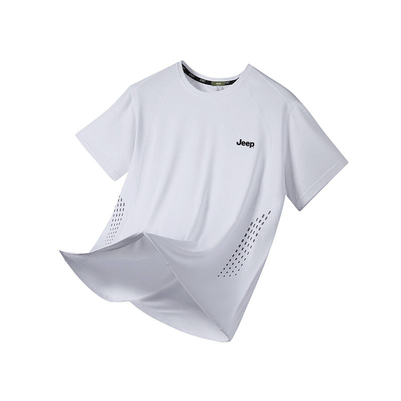 Jeep T Shirts Unisex Crew Neck Thin Straight Fit