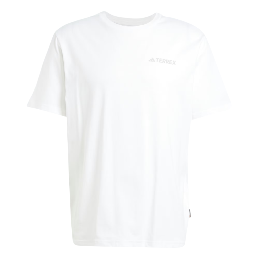 Adidas Adidas Terre SS25 POLYGIENE GRAPHIC T Shirt Men's White