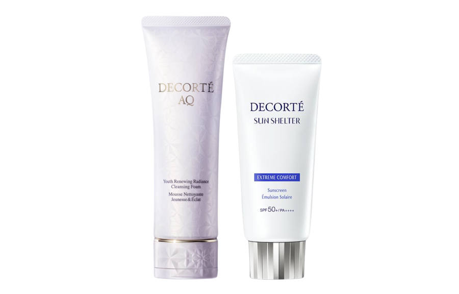 DECORTE Revitalizing Radiance Cleansing Cream Skincare Sets Cleaning UV Protection 125g+60g
