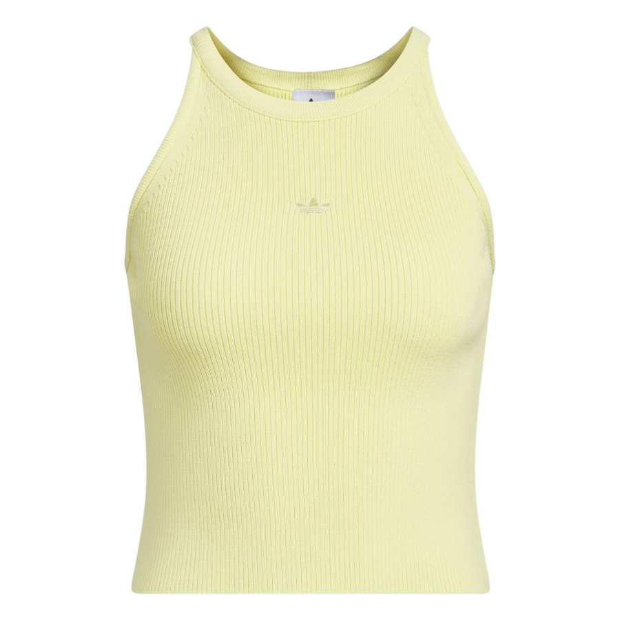 Adidas Originals Top SS25 PREMIUM FULLY FASHIONED TANK Sport Vests Women's Powder Yellow